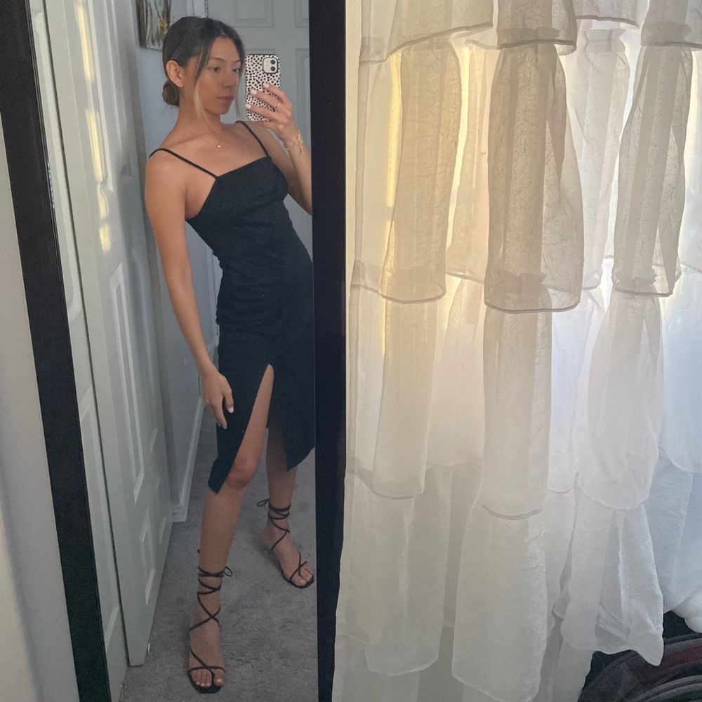 Black Midi Dress